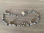 Vintage parels met Gouden Accenten, Gebruikt, Wit, Ophalen of Verzenden, Overige materialen
