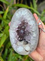 Agaat amethist ei, Verzamelen, Mineralen en Fossielen, Ophalen of Verzenden