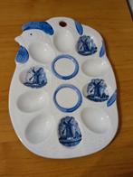 Gevuld ei presenteer schaal, Antiek en Kunst, Antiek | Servies los, Ophalen of Verzenden