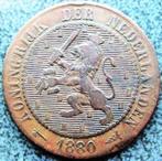 Halve stuiver - 2 1/2 cent 1880., Postzegels en Munten, Overige waardes, Ophalen of Verzenden, Koning Willem III, Losse munt