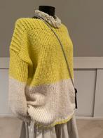 Grof Gebreide Trui met Boothals, Ophalen of Verzenden, Zo goed als nieuw, Maat 46/48 (XL) of groter, Wit