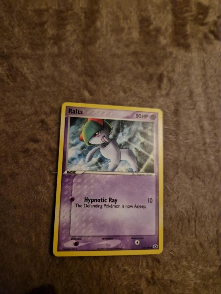 Ralts Pokémon Kaart - Gebruikt, Ophalen of Verzenden, Gebruikt, Losse kaart
