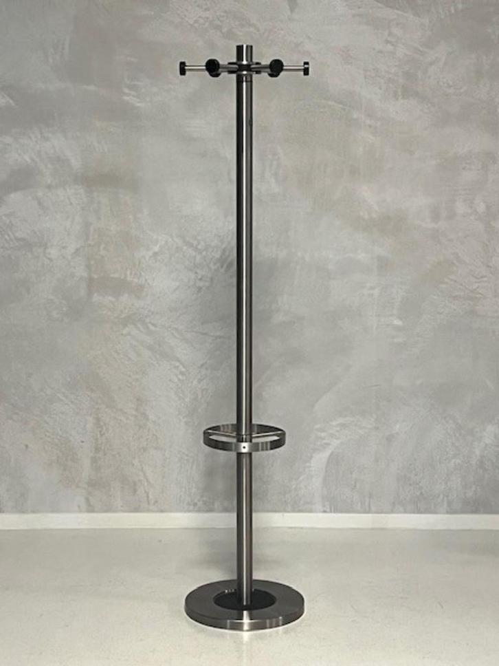 Zack Abilio vloerkapstok design staande kapstok RVS, Huis en Inrichting, Woonaccessoires | Kapstokken, Gebruikt, Wandkapstok, 150 tot 200 cm