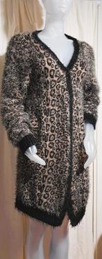 GEISHA  🎀pluizige dieren print vest mt L, Overige kleuren, Geisha, Verzenden, Maat 42/44 (L)