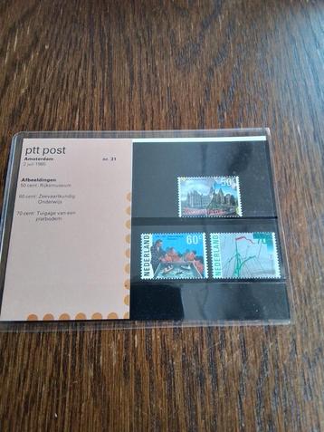 Advertentie 2 zegel mapjes  beschikbaar voor biedingen