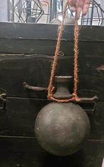 Leuke stenen kruik aan touw, sober steen, Kruik., Ophalen, Steen, Overige kleuren, Zo goed als nieuw