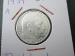 Duitsland 2 mark 1939 letter A, Verzenden, Duitsland, Losse munt, Zilver