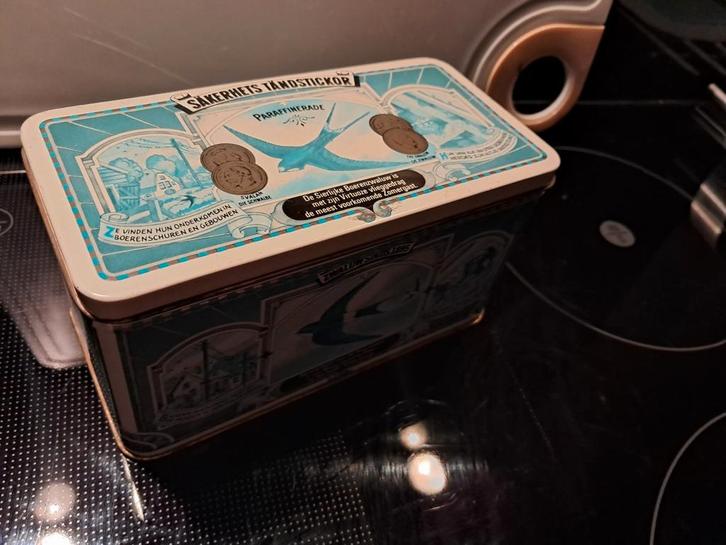 Vintage Zwaluw Blik - Goede Staat!, Verzamelen, Blikken, Ophalen of Verzenden