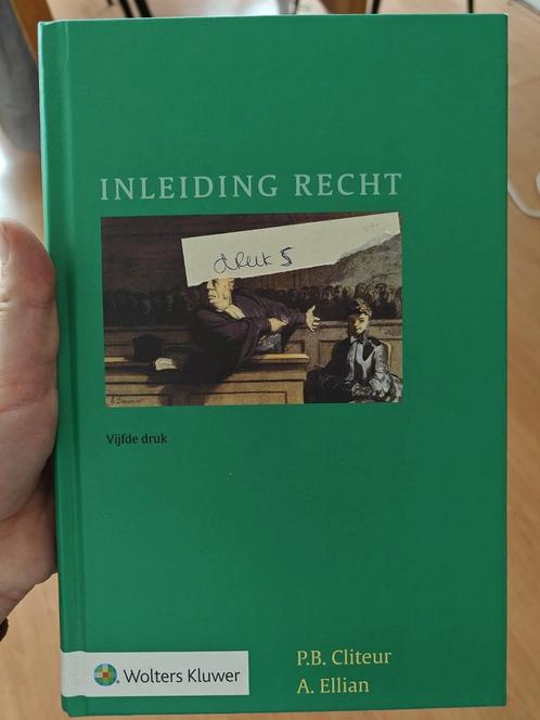 A. Ellian - Inleiding recht, Boeken, Wetenschap, Zo goed als nieuw, Ophalen of Verzenden