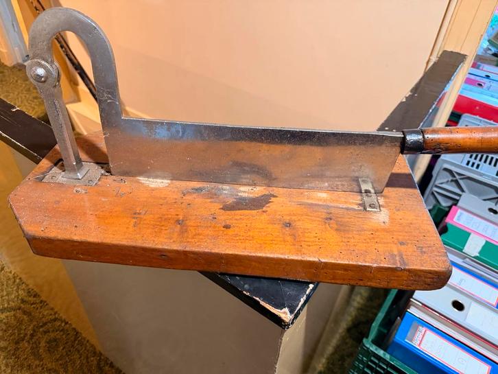 Antieke Snijmachine/Guillotine, Antiek en Kunst, Antiek | Keukenbenodigdheden, Ophalen