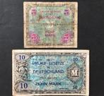 Bankbiljetten Duitsland 1944 - Alliierte Militärbehörde, Postzegels en Munten, Bankbiljetten | Europa | Niet-Eurobiljetten, Setje