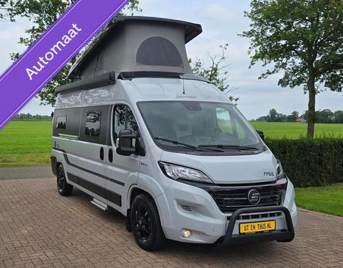 Hymer Free 600 * 9tr automaat * e-bike drager * hefdak, Caravans en Kamperen, Campers, Bedrijf, Hymer, Diesel, Automaat