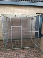 Kippenren van aluminium gazen panelen met polycarbonaat dak, Ophalen, Kippenhok of Kippenren