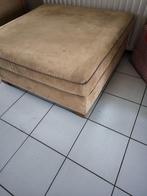 Bruine Camel kleurige poef, Ophalen, Gebruikt, Vierkant, 75 tot 100 cm