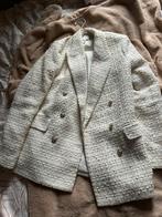 H&M Blazer wit/creme, Ophalen of Verzenden, Zo goed als nieuw, Wit