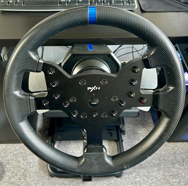 PXN V99 Stuur met 3 nm Force Feedback, Spelcomputers en Games, Spelcomputers | Overige, Zo goed als nieuw, Ophalen of Verzenden