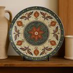 Decoratief porseleinen sierbord – Ø 30,6 cm, Ophalen of Verzenden