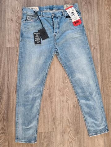 NIEUWE - Diesel D-VIDER W36 L34 = 36x34 - Carrot Fit #D1531 beschikbaar voor biedingen