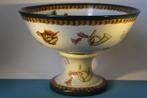 Fruitschaal tazza Engels Country hippisch dec schaal op voet, Antiek en Kunst, Antiek | Keramiek en Aardewerk, Ophalen of Verzenden