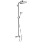 Hansgrohe Croma Select E bad/douche met regendouche, Ophalen of Verzenden, Nieuw, Chroom, Bad