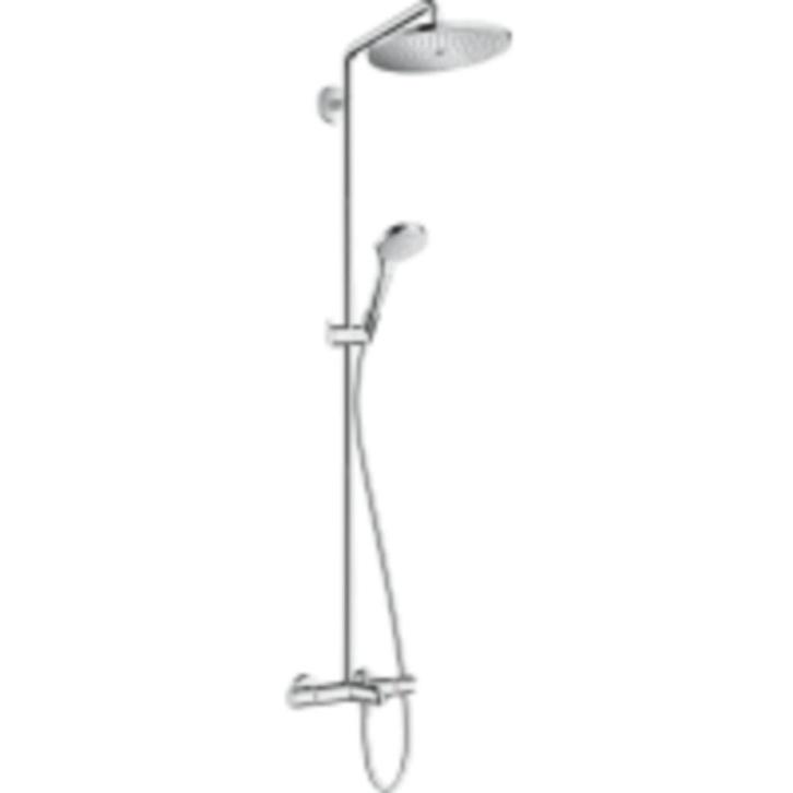 Hansgrohe Croma Select E bad/douche met regendouche, Doe-het-zelf en Verbouw, Sanitair, Nieuw, Bad, Chroom, Ophalen of Verzenden