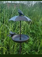 Tuinsteker Tuinprikker Gietijzer Vogel Voederschaal, Ophalen of Verzenden, Nieuw
