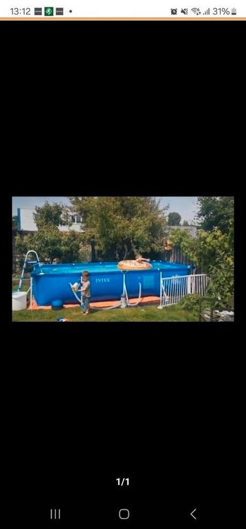 intex zwembad 450x220x84 GRATIS met trap en andere extra's  beschikbaar voor biedingen