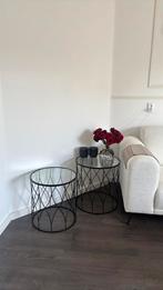 Prachtige riverdale bijzettafels., Huis en Inrichting, 45 tot 60 cm, Minder dan 55 cm, Rond, Ophalen of Verzenden