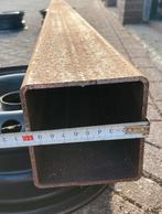 Koker 100 x 100 x 4 mm - 300cm, Doe-het-zelf en Verbouw, Metalen, Ophalen, Zo goed als nieuw, IJzer