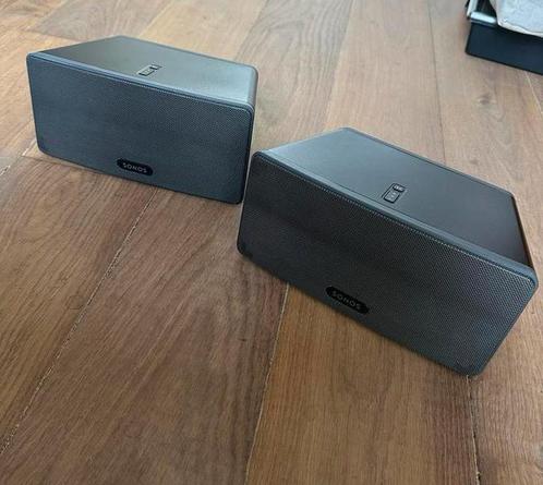 Sonos Play: 3 | setje van 2 in zeer goede staat, Audio, Tv en Foto, Luidsprekers, Zo goed als nieuw, Front, Rear of Stereo speakers