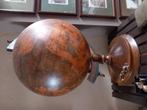 Mooie oude houten globe, Ophalen of Verzenden, Zo goed als nieuw