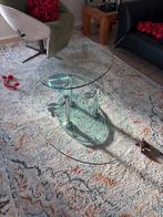 Glazen draaibare design salontafel, Ophalen, 50 tot 100 cm, 50 tot 100 cm, Modern