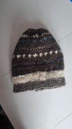 Handgebreide wollen muts, Ophalen of Verzenden, Gedragen, Maat 46 (S) of kleiner, Muts