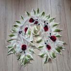 Vilten Shawl met Lieveheersbeestjes, Onbekend, Ophalen of Verzenden, Zo goed als nieuw