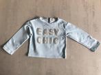 Microbe trui blauw “Easy Chic” (maat 4 jaar), Kinderen en Baby's, Kinderkleding | Maat 104, Meisje, Trui of Vest, Gebruikt, Ophalen of Verzenden
