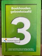 Boekhouden Geboekstaafd 3 + Opgaven, Gelezen, Diverse auteurs, Ophalen of Verzenden, Bedrijfseconomie of M&O