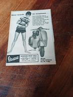 Advertentie van Vespa scooter meer kracht 1961, Ophalen of Verzenden, Zo goed als nieuw, Overige typen