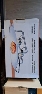 Rechaud  en Schotelwarmer met 2 theelichten, Huis en Inrichting, Keuken | Keukenbenodigdheden, Ophalen, Zo goed als nieuw