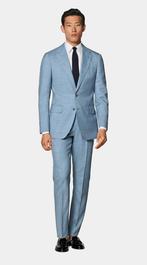 Pak Suitsupply Licht Blauw mt 44/XS, Kleding | Heren, Kostuums en Colberts, Ophalen, Zo goed als nieuw, Maat 46 (S) of kleiner