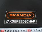 sticker SKANDIA vakgereedschap, Ophalen, Zo goed als nieuw, Bedrijf of Vereniging
