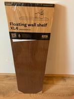 Nieuw: 4 zwevende notenhouten planken 80 cm, Ophalen, Nieuw