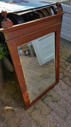 Antieke facet geslepen spiegel(groot model), Ophalen, Rechthoekig, Minder dan 100 cm