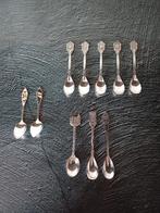Te koop: Diverse verzilverde theelepeltjes - zie tekst, Antiek en Kunst, Ophalen of Verzenden