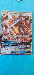 Solgaleo GX pokemonkaart, Hobby en Vrije tijd, Verzamelkaartspellen | Pokémon, Ophalen of Verzenden, Zo goed als nieuw, Losse kaart