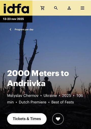 2 balkon tickets 14/11 Carré 2000 meters to Andriivka beschikbaar voor biedingen