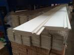 Partij Meranti kraaldelen gegrond wit, Doe-het-zelf en Verbouw, Plinten en Afwerking, Ophalen, Overige materialen, Overige typen
