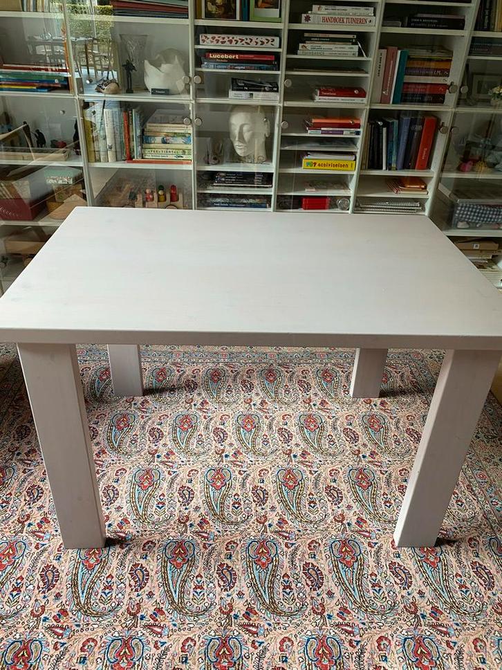 Lundia Tafel - Stevig en Stijlvol, Huis en Inrichting, Tafels | Eettafels, Gebruikt, 50 tot 100 cm, 100 tot 150 cm, Rechthoekig