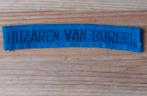 Naamlint Huzaren van Boreel, Ophalen of Verzenden, Landmacht, Nederland, Embleem of Badge