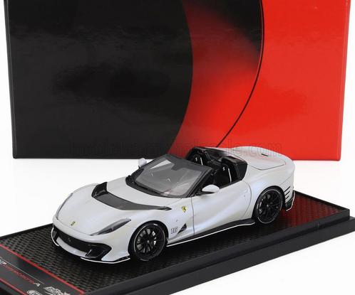 BBR 1:43 Ferrari 812 Comp A N16 Leclerc Bianco, Hobby en Vrije tijd, Modelauto's | 1:43, Nieuw, Auto, Overige merken, Ophalen of Verzenden