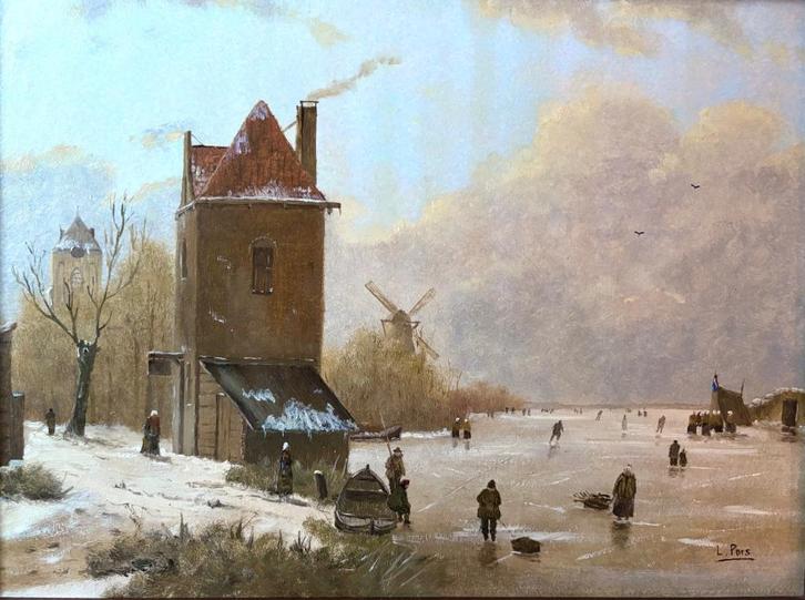 Leo Pors (1952) - in het voetspoor van Schelfhout, Antiek en Kunst, Kunst | Schilderijen | Klassiek, Ophalen of Verzenden